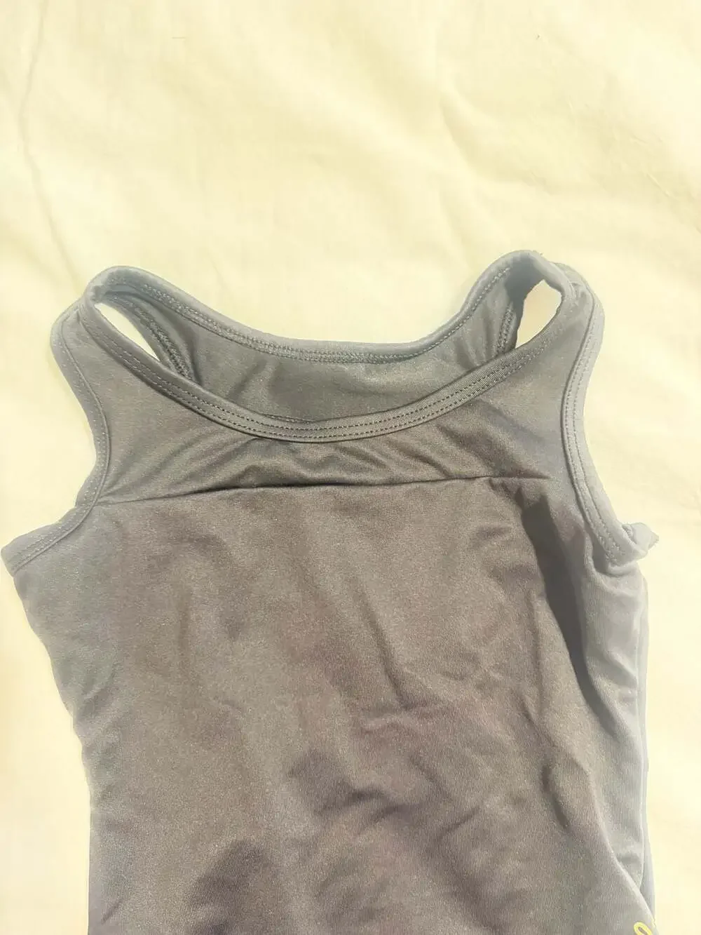 Justice Girls Keyhole Gymnastics Leotard Black Size XS 5/6